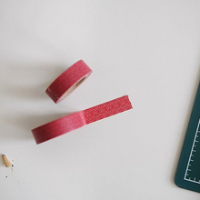 Load image into Gallery viewer, Scarlet Red Pattern Washi Tape - 62