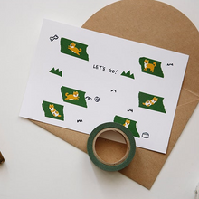 Load image into Gallery viewer, Shiba Washi Tape - 110