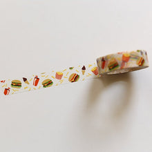 Load image into Gallery viewer, Hamburger Washi Tape - 111