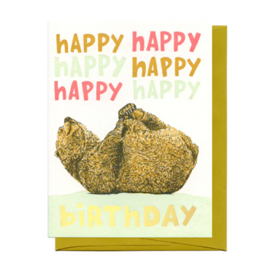 Bear Birthday - Greeting Card