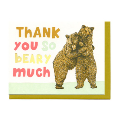Bear Thanks - Greeting Card