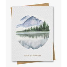 Load image into Gallery viewer, Lake  - With Sympathy Greeting Card