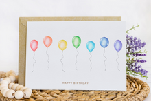 Load image into Gallery viewer, Balloons - Birthday Greeting Card