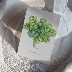 Plant in Pot - Thanks So Much Greeting Card