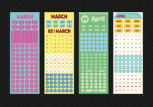 Load image into Gallery viewer, Monthly Sticker Pack (12 Months/24 sheets)