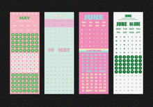 Load image into Gallery viewer, Monthly Sticker Pack (12 Months/24 sheets)