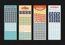 Load image into Gallery viewer, Monthly Sticker Pack (12 Months/24 sheets)