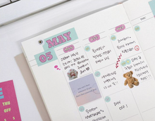 Load image into Gallery viewer, Monthly Sticker Pack (12 Months/24 sheets)