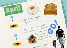 Load image into Gallery viewer, Monthly Sticker Pack (12 Months/24 sheets)