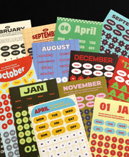 Load image into Gallery viewer, Monthly Sticker Pack (12 Months/24 sheets)
