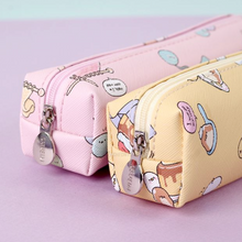 Load image into Gallery viewer, Mongal Mongal Round Plush Pencil Case