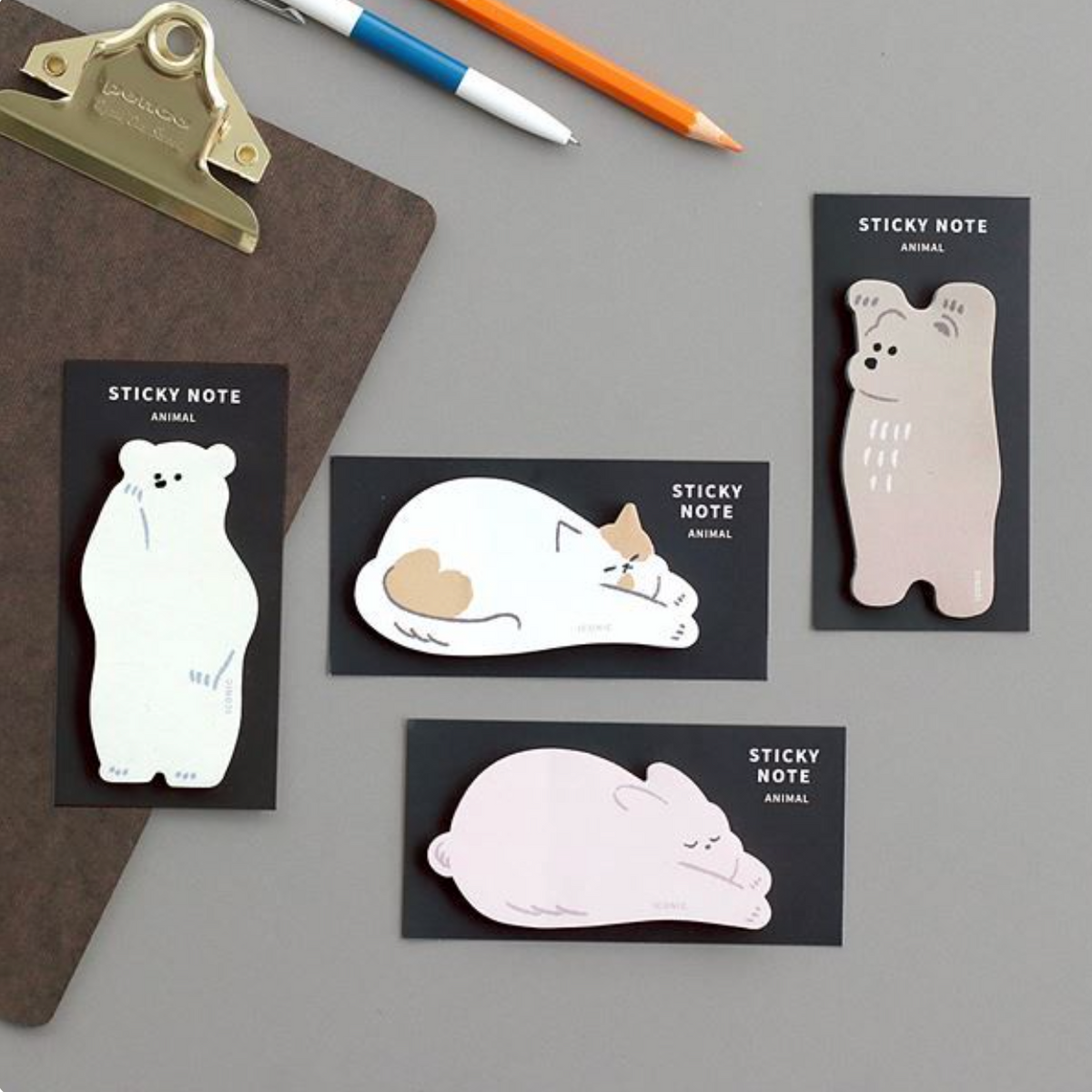 Animal Sticky Notes - Iconic – Hanji Gifts