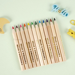 Puppy - 12 Pencil Wooden Pencil Crayon Set