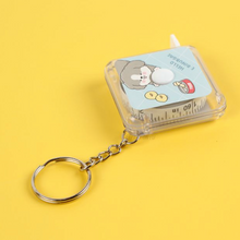 Load image into Gallery viewer, Puppy Tape Measure Keychain