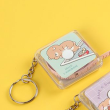 Load image into Gallery viewer, Puppy Tape Measure Keychain