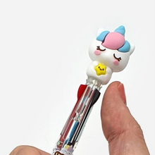 Load image into Gallery viewer, Lazy Star 0.7mm 3-Colour Ballpoint Pen Ver. 2