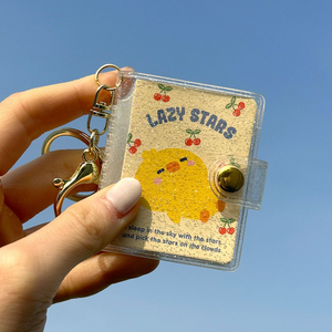Lazy Star - Mini Photo Book Keychain