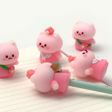 Cherry Blossom Cat - Silcone Pencil Sharpener