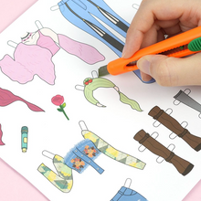 Load image into Gallery viewer, Carrot Friends Mini Retractable Knife Set