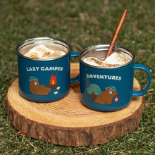 Load image into Gallery viewer, Stainless Mug 2P Set - 01 Lazy camper