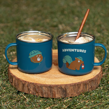 Load image into Gallery viewer, Stainless Mug 2P Set - 01 Lazy camper