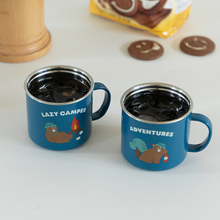 Load image into Gallery viewer, Stainless Mug 2P Set - 01 Lazy camper