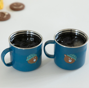 Stainless Mug 2P Set - 01 Lazy camper