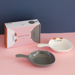 Handle Plate 2P Set - 01 Friendly Cat