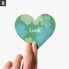 Load image into Gallery viewer, Heart Clover Folding Stationery