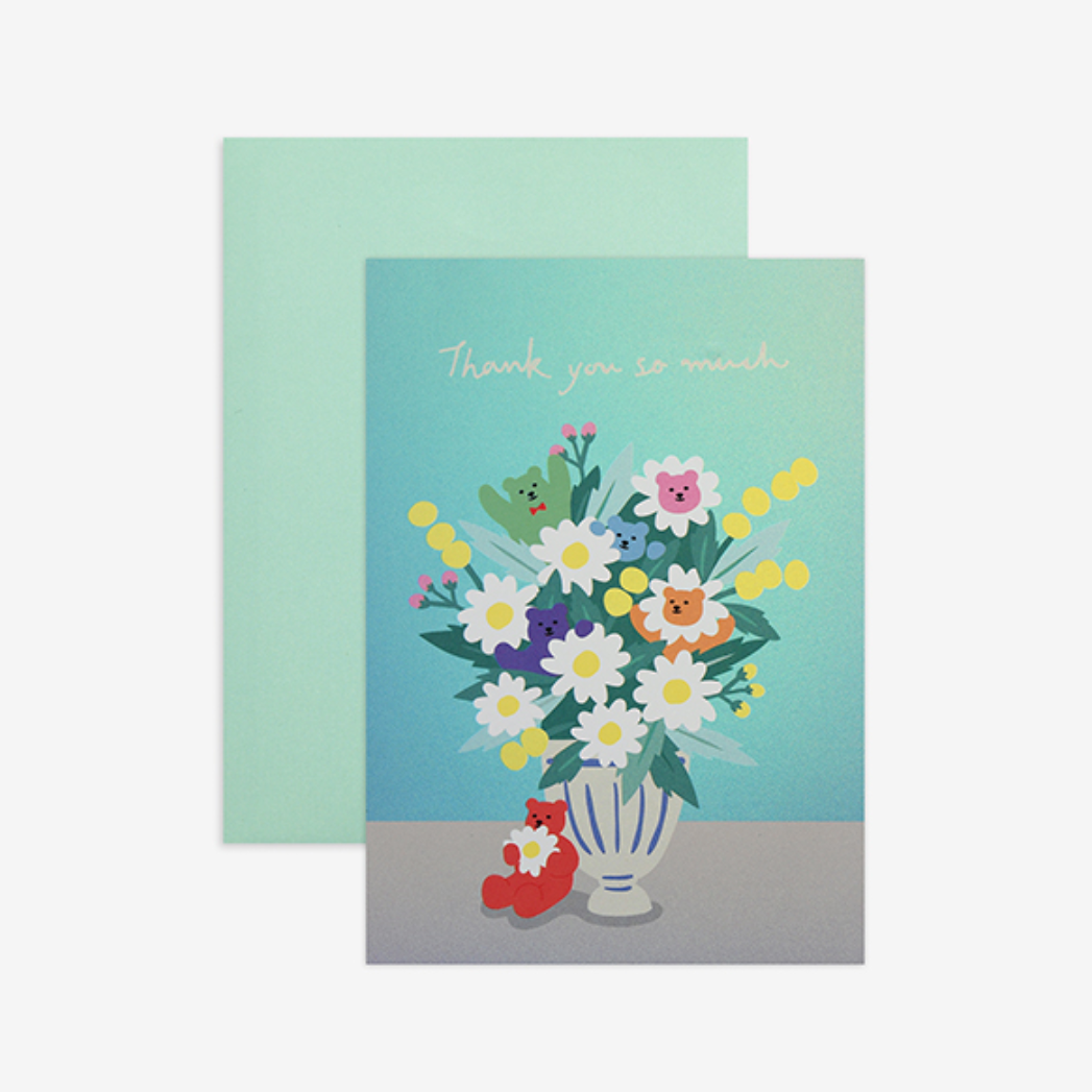 Hologram Card (Jelly Bear) - 03 Thank You