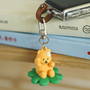 Jelly Bear Toy Keyring - 07 Clover