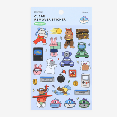 Clear Remover Sticker (My Buddy) - 08 Game
