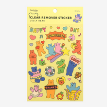 Load image into Gallery viewer, Clear Remover Sticker (Jelly Bear) - 03 Party