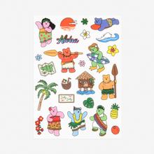 Load image into Gallery viewer, Clear Remover Sticker (Jelly Bear) - 07 Aloha