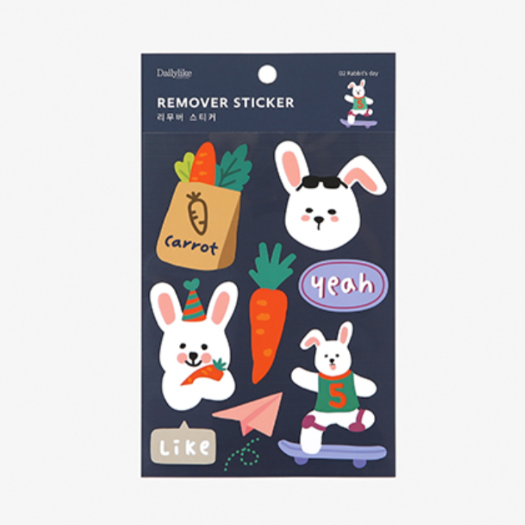 Remover Sticker - 02 Rabbit's Day