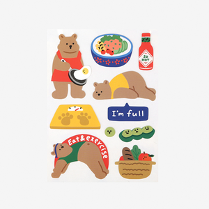 Remover Sticker - 09 Diet Bear