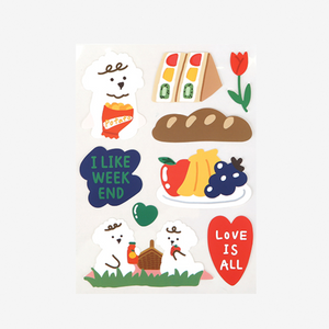 Remover Sticker - 11 Picnic Poodle