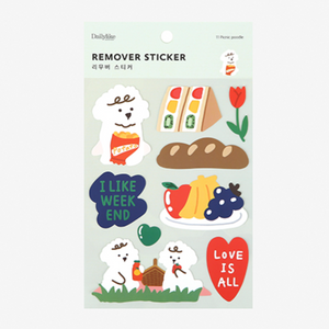 Remover Sticker - 11 Picnic Poodle