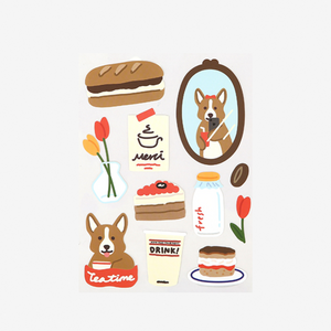 Remover Sticker - 13 Cafe Corgi