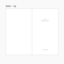 Load image into Gallery viewer, 2024 Moment Dated Diary - Small