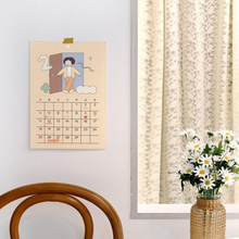Load image into Gallery viewer, 2024 Daily Wall Calendar - Do whatever you want (A4 poster calendar)
