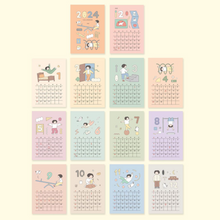 Load image into Gallery viewer, 2024 Daily Wall Calendar - Do whatever you want (A4 poster calendar)