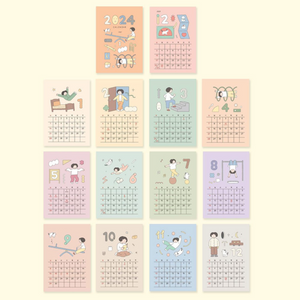 2024 Daily Wall Calendar - Do whatever you want (A4 poster calendar)