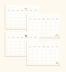 2024 Anne Story A4 Desk Calendar