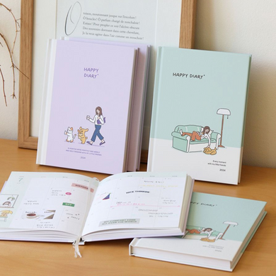 2024 Happiness Diary (Dated Weekly B6)