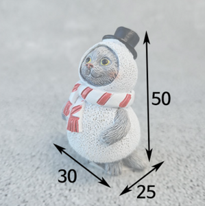 Meow Christmas - Miniature Clay Cat Figurines