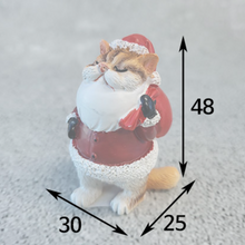 Load image into Gallery viewer, Meow Christmas - Miniature Clay Cat Figurines