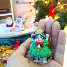 Load image into Gallery viewer, Meow Christmas - Miniature Clay Cat Figurines