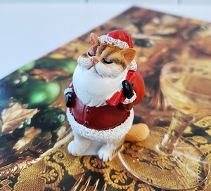 Meow Christmas - Miniature Clay Cat Figurines