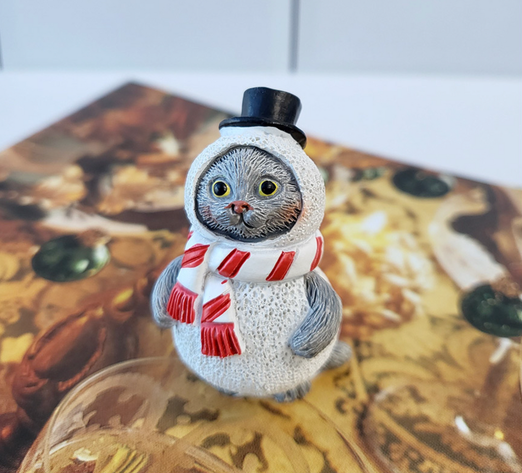 Meow Christmas - Miniature Clay Cat Figurines